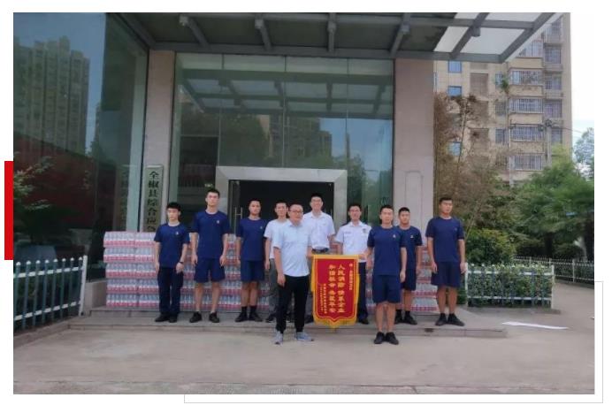 龍勝管走進消防大隊慰問我們“最可愛的人”，共續(xù)軍民魚水情