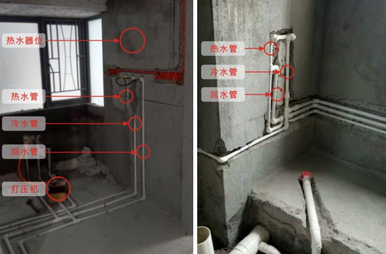 家裝循環(huán)水水管實拍圖，看整體布局方式是怎樣的？